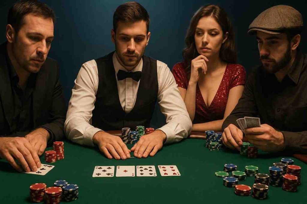 Dealer profissional em mesa de cassino ao vivo do app 78R.