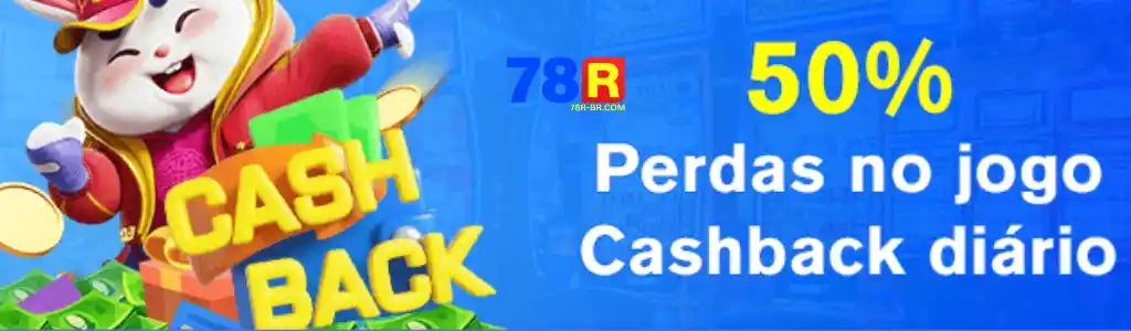 Jogador sorrindo ao receber 50% de cashback diário no 78R cassino